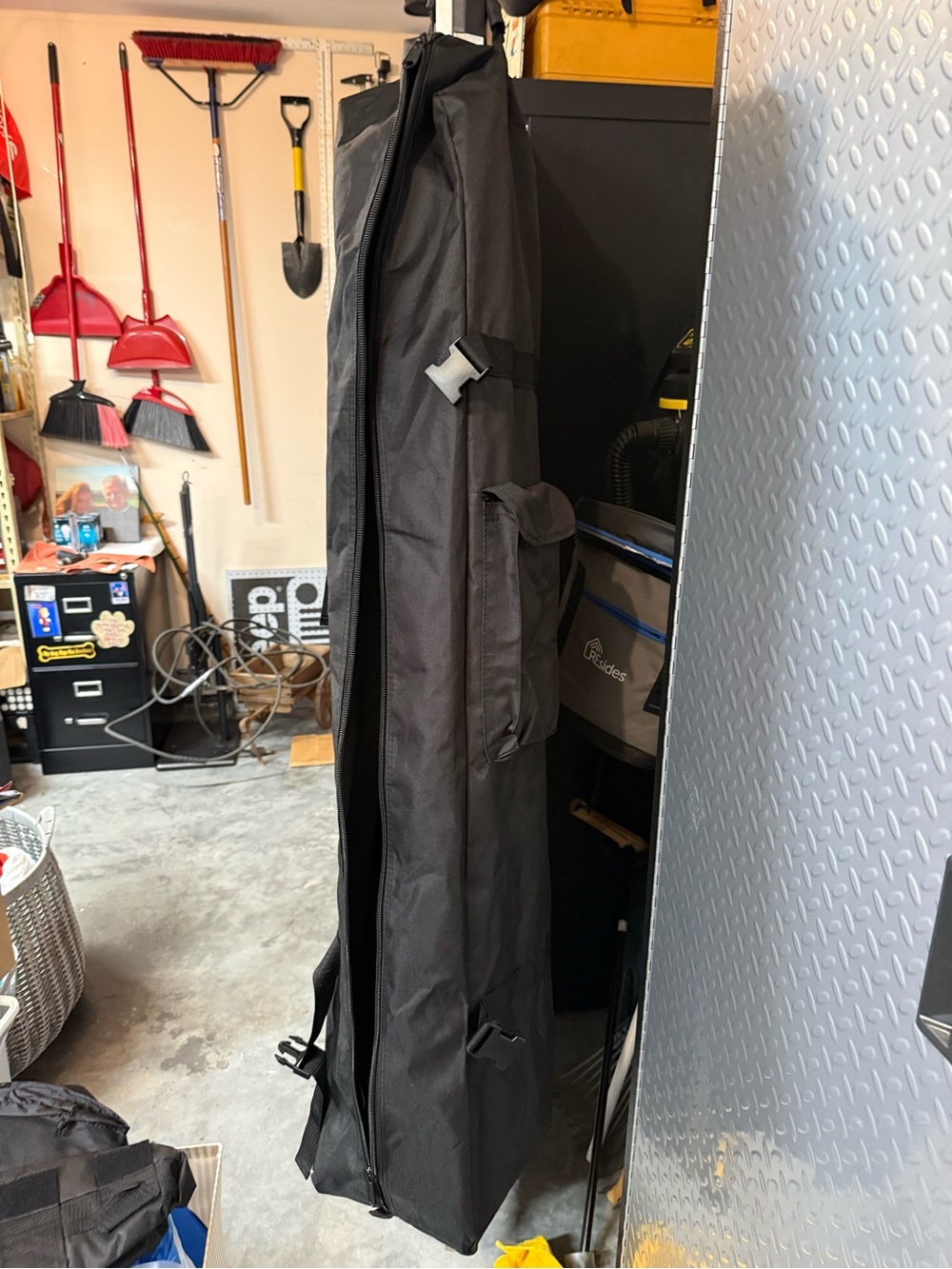 Heavy-Duty Tall Gear Bag - Black